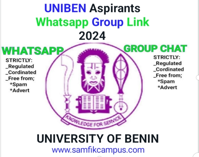 UNIBEN Aspirants Whatsapp Group Link 2025