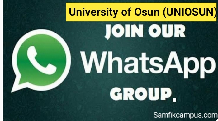 UNIOSUN Aspirants Whatsapp Group Link 2024